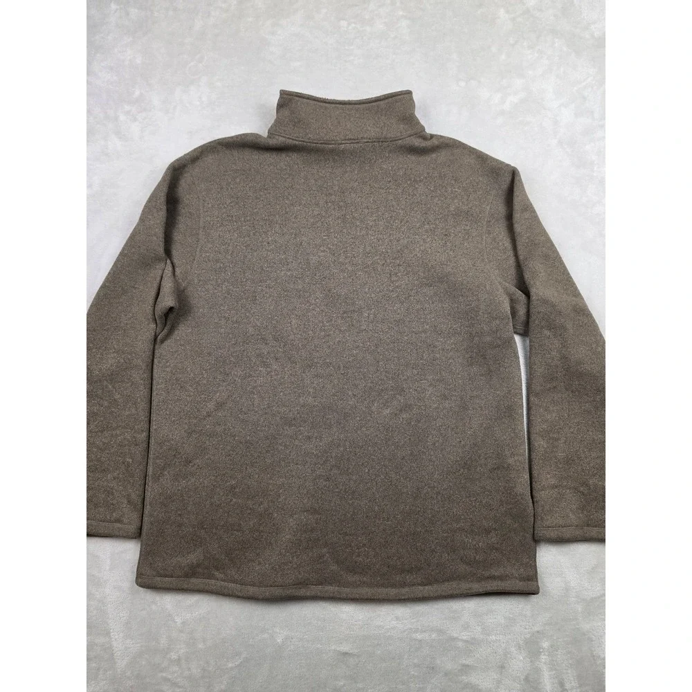 The North Face Quarter Zip Sweater Mens XXL Brown Fleece Pullover Outdoor Hiking